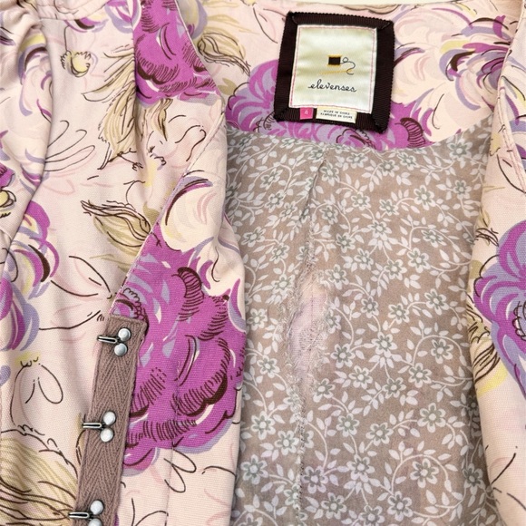 Anthropology Floral Peplum Blouse - Picture 3 of 3